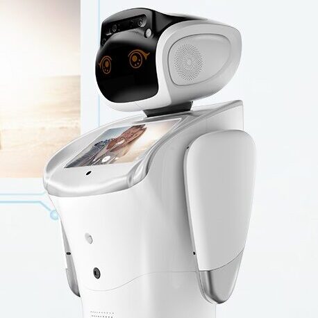 Pepper Robot and a child